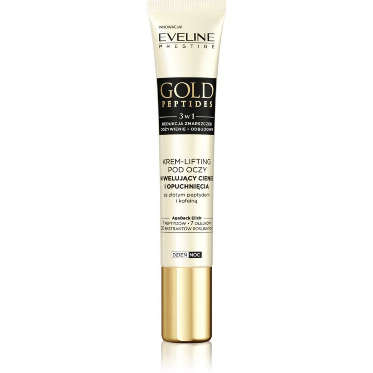 Eveline Cosmetics, Gold Peptides, Peptide, Κατά των Μαύρων Κύκλων, At Night, Κρέμα Ματιών, 20 ml