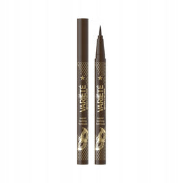 Eveline Cosmetics, Variete, Precise Eyeliner Brush, Liquid Eyeliner, 02, Brown, 4 ml