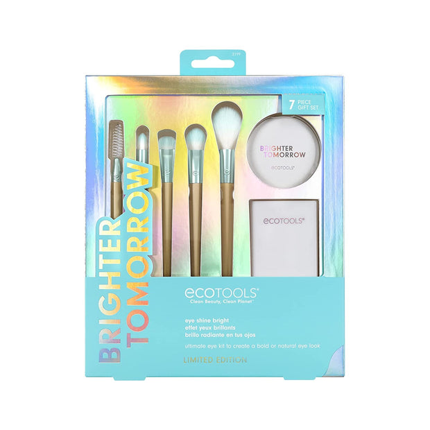 Brighter Tomorrow Σετ EcoTools: EcoTools, Pointed, Concealer Brush + EcoTools, Large, Σκιά Ματιών Brush + EcoTools, Diffuse, Σκιά Ματιών Brush + EcoTools, Precision, Highlighter Brush + EcoTools, Spoolie, Πινέλο Φρυδιών + Compact Mirror, Single-Sided