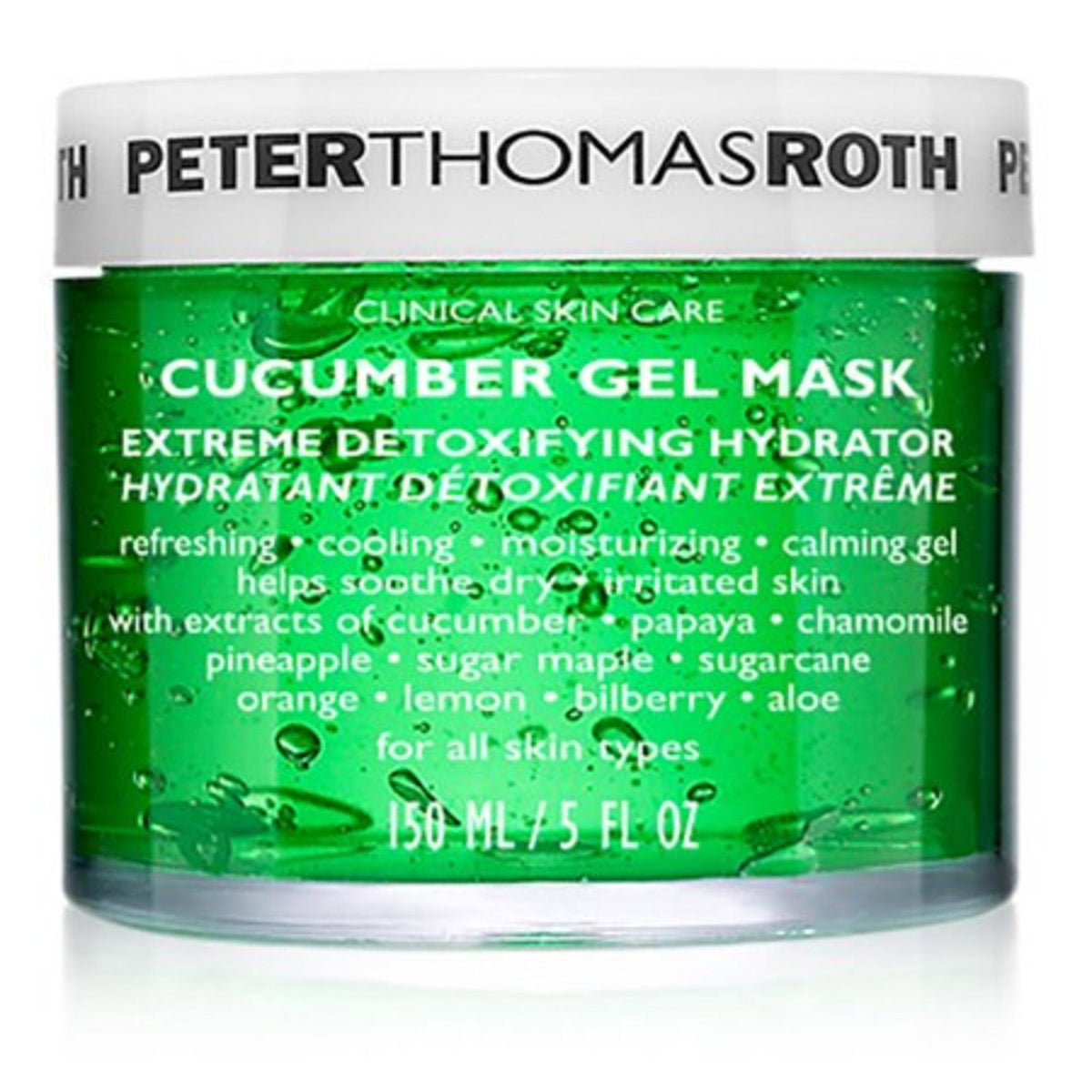 Peter Thomas Roth, Cucumber De-Tox, Καταπραϋντικό, Gel Mask, Για το Πρόσωπο, 150 ml