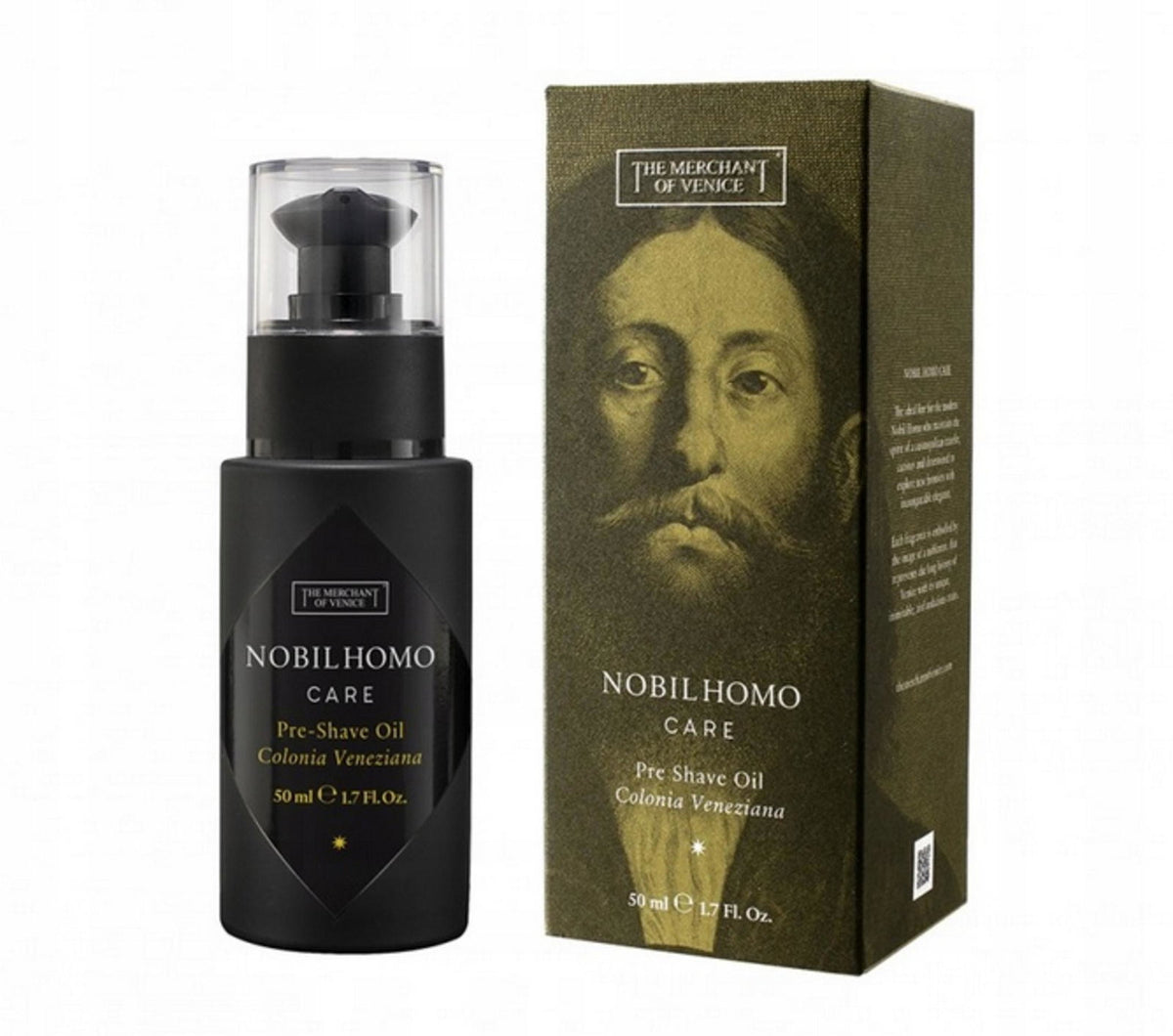 The Merchant Of Venice, Nobil Homo Care, Olive Oil, Ενυδατική & Softening, Pre-Shaving Oil, 50 ml