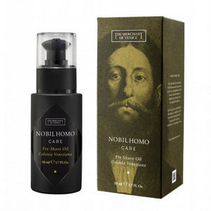 The Merchant Of Venice, Nobil Homo Care, Olive Oil, Ενυδατική & Softening, Pre-Shaving Oil, 50 ml