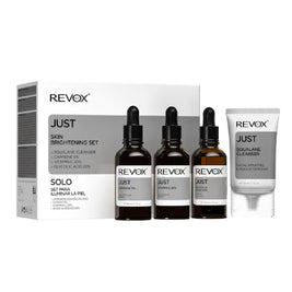 Skin Λαμπερό Σετ Revox B77: Just, Caffeine 5%, Κατά των Μαύρων Κύκλων, Day, Ορός Ματιών, 30 ml + Just, Vitamin C 2%, Anti-Oxidant, Ορός, Για το Πρόσωπο, 30 ml + Just, Glycolic Acid 20%, Toning, Ορός, Για το Πρόσωπο, 30 ml + Just, Squalane