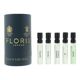 Discovery Collection Set Floris Of London: No. 89, Eau De Toilette, Ανδρικό, 2 ml *Vial + Santal, Eau De Toilette, Ανδρικό, 2 ml *Vial + Jermyn Street, Eau De Toilette, Ανδρικό, 2 ml *Vial + JF, Eau De Toilette, Ανδρικό, 2 ml *Vial + Elite, Eau De Toilet