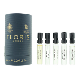 Discovery Collection Set Floris Of London: White Rose, Eau De Toilette, Γυναικείο, 2 ml *Vial + Night Scented Jasmine, Eau De Toilette, Unisex, 2 ml *Vial + Chypress, Eau De Toilette, Unisex, 2 ml *Vial + Lily Of The Valley, Eau De Toilette, Γυναικείο, 2