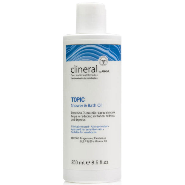 Ahava, Clineral Topic, Ενυδατικό, Soothes, Shower Oil, Dry, 250 ml