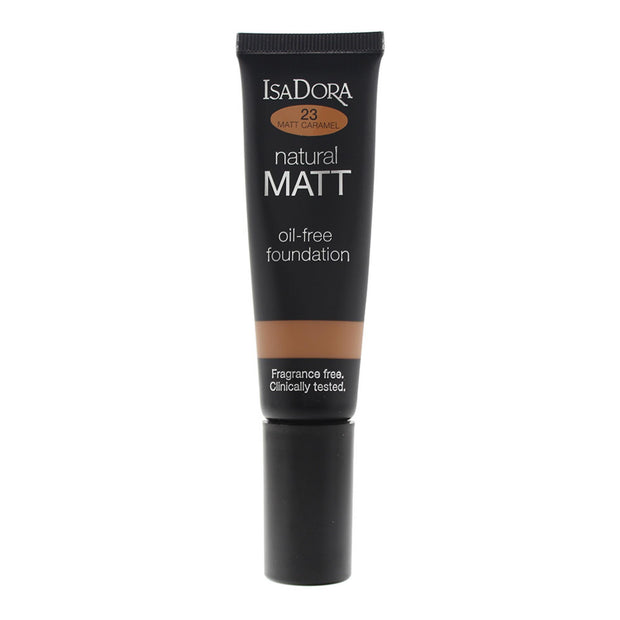 IsaDora, Natural Matt, Oil-Free, Matte, Liquid Foundation, 23, Caramel, 35 ml