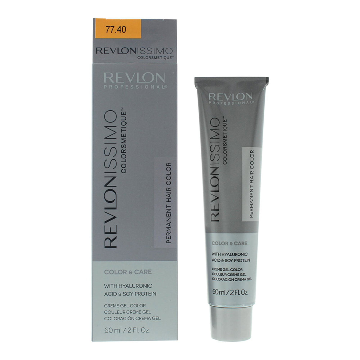 Revlon, Revlonissimo Colorsmetique, Μόνιμη Βαφή Μαλλιών, 77.40 Intense Light Copper Hair Colour, 60 ml