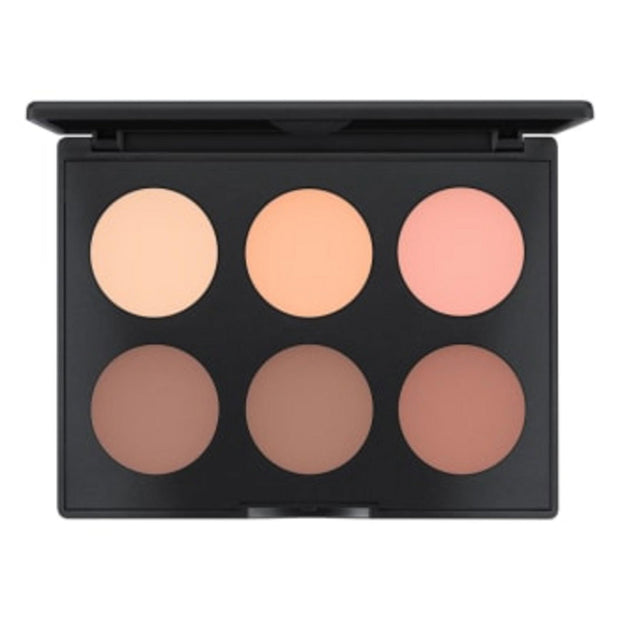 MAC, Studio Fix Sculpt And Shape, Blush Highlighter Palette, Light Medium, 6 pcs, 14.4 g