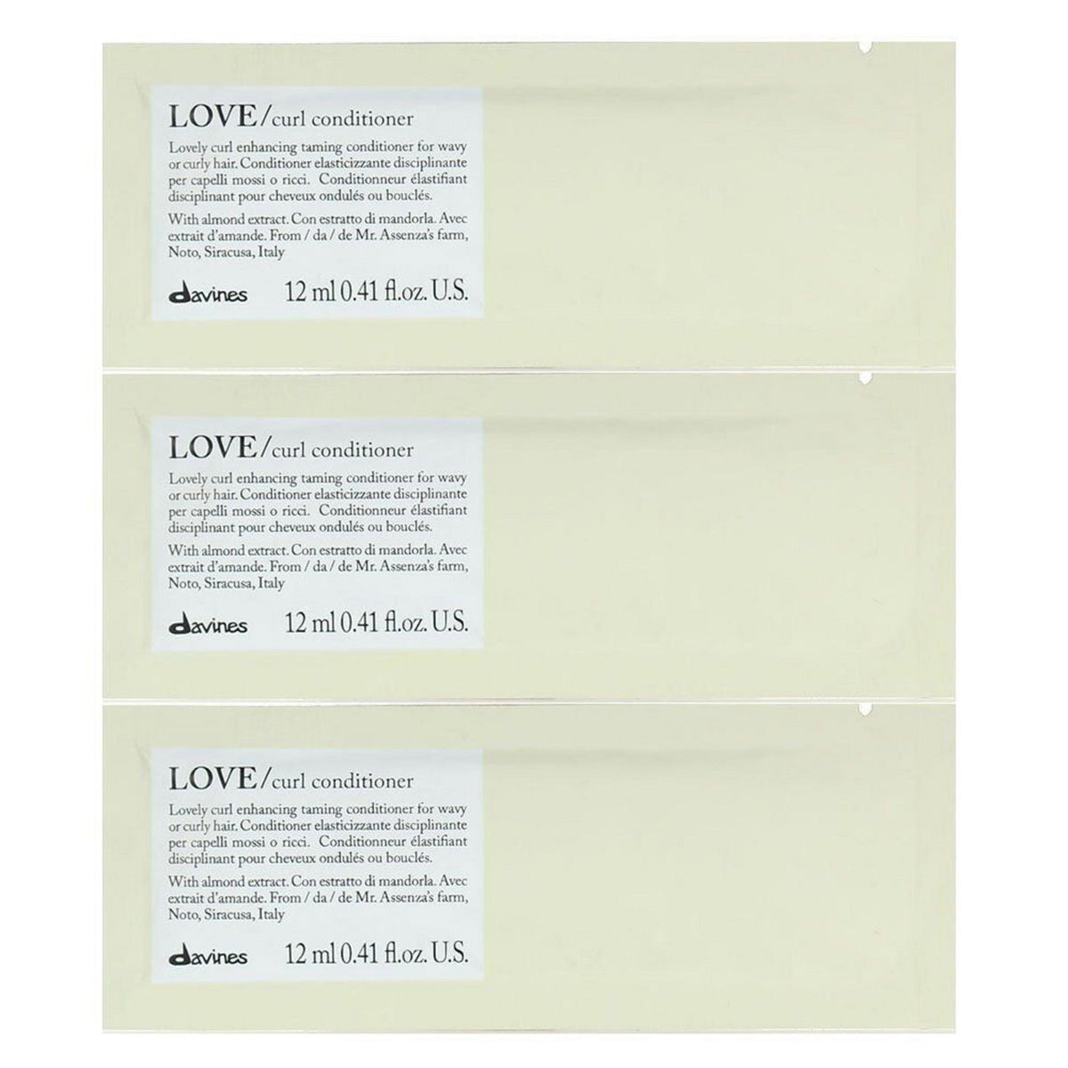 Davines, Love, Κρέμα Μαλλιών, 12 pcs, 12 ml
