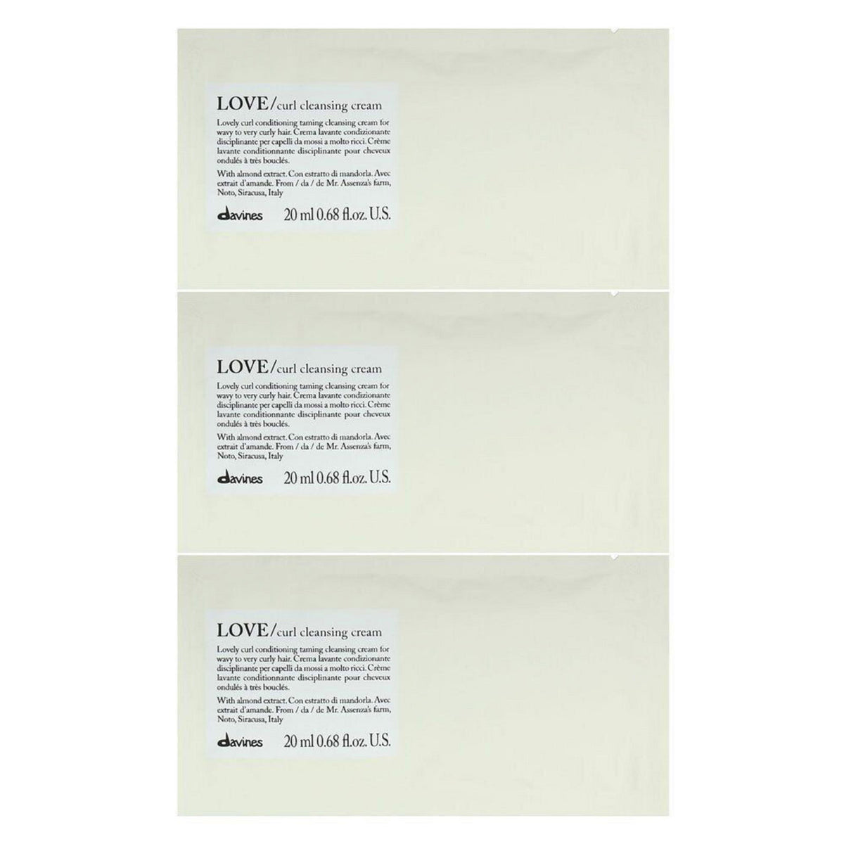 Davines, Love, Σαμπουάν, 12 pcs, 20 ml