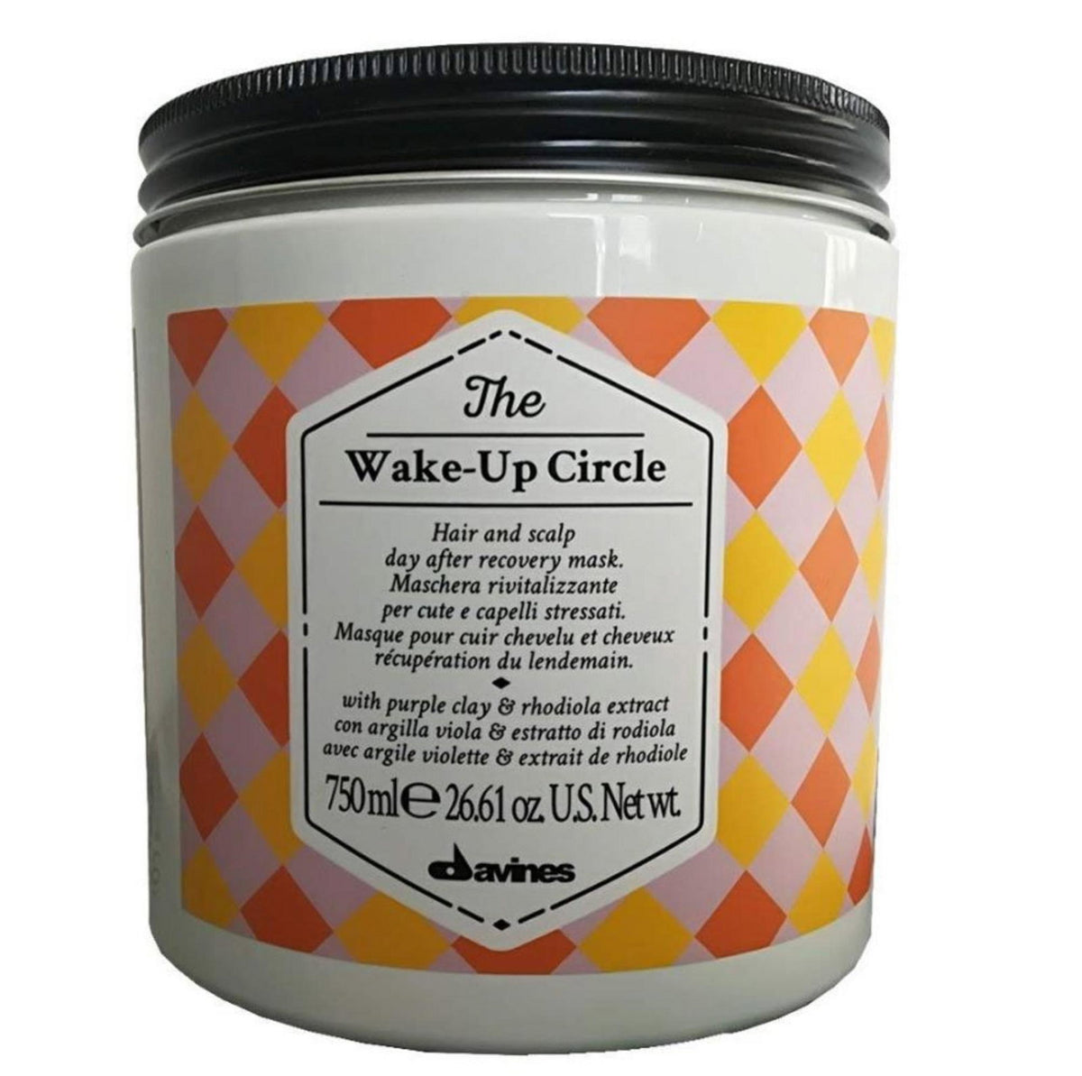 Davines, The Wake-Up Circle, Hair Treatment Μάσκα Αργίλου, Restoring, 750 ml