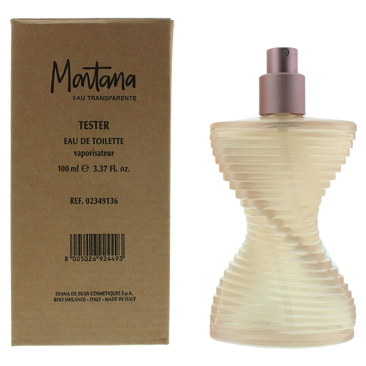 Montana, Eau Transparente, Eau De Toilette, Για Γυναίκες, 100 ml *Tester