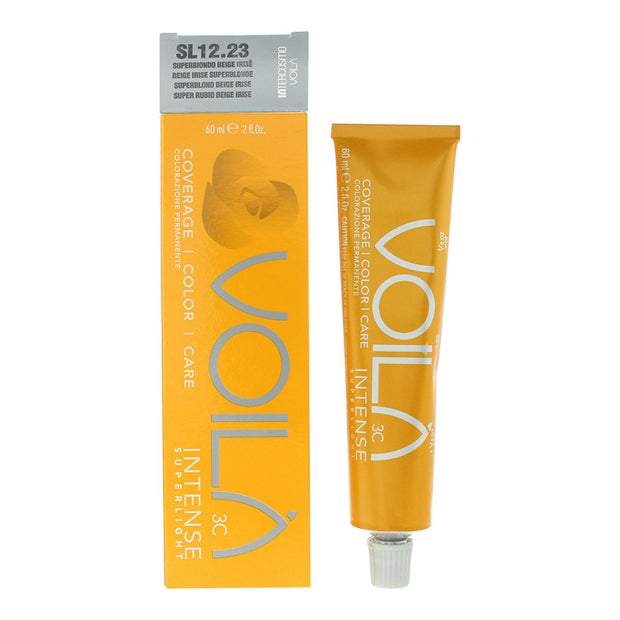 Intercosmo, Voila 3C Intense, Hair Colouring Μάσκα Σε Μορφή Κρέμας, SL12.23 Beige Irise Superblonde, 60 ml