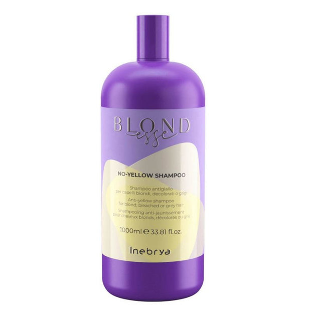 Inebrya, Blondesse No-Yellow, Vegan, Post Colour Σαμπουάν, 1000 ml