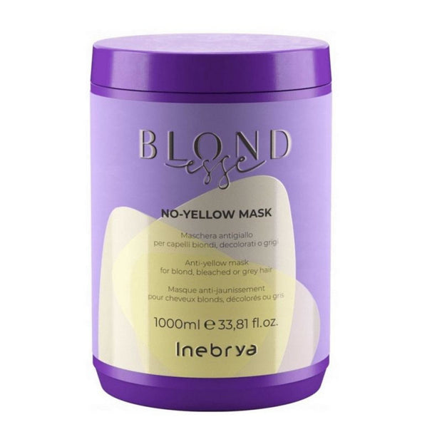 Inebrya, Blondesse No-Yellow, Θεραπεία Μαλλιών Μάσκα Σε Μορφή Κρέμας, Neutralize yellow tones, 1000 ml