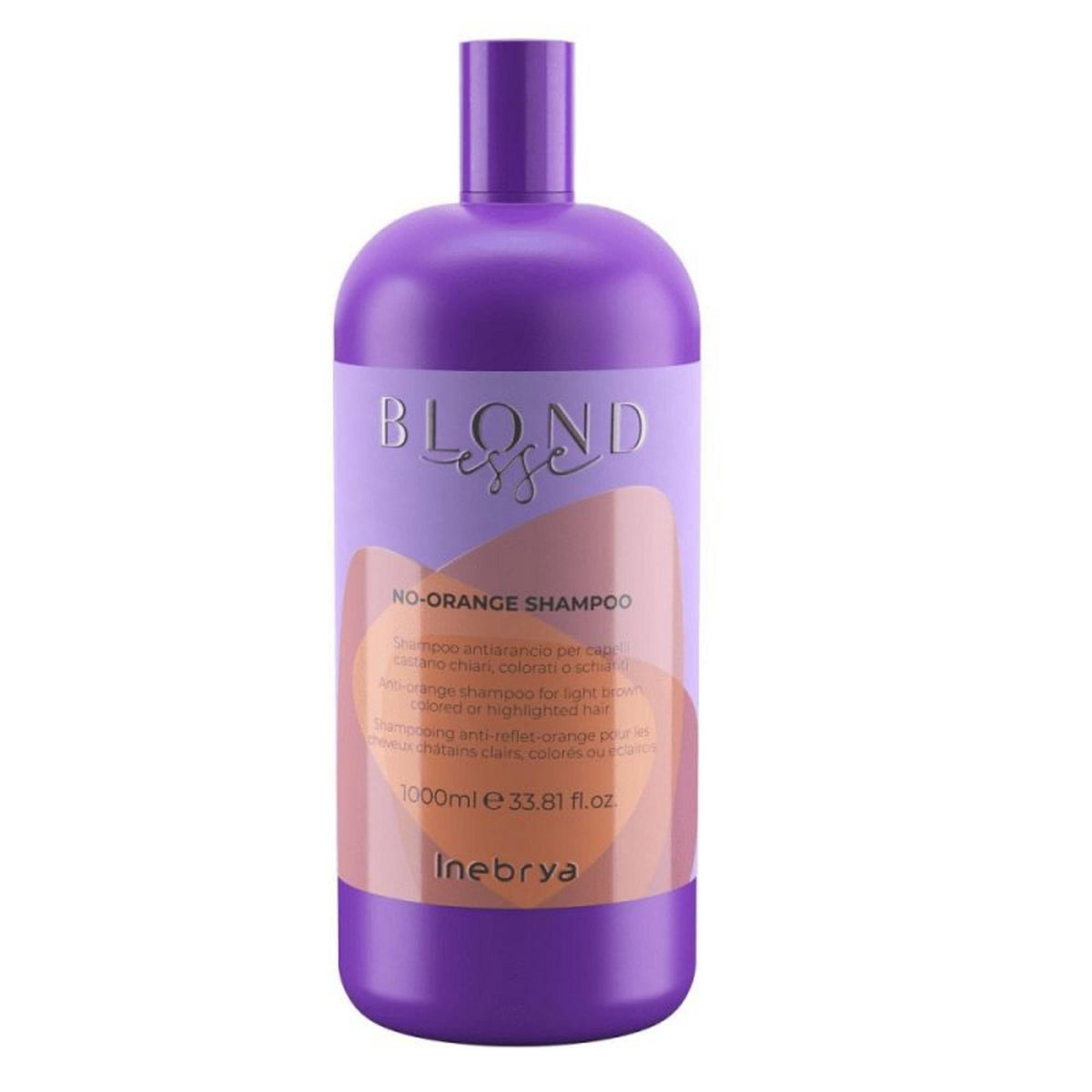 Inebrya, Blondesse No-Orange, Hair Σαμπουάν, 1000 ml