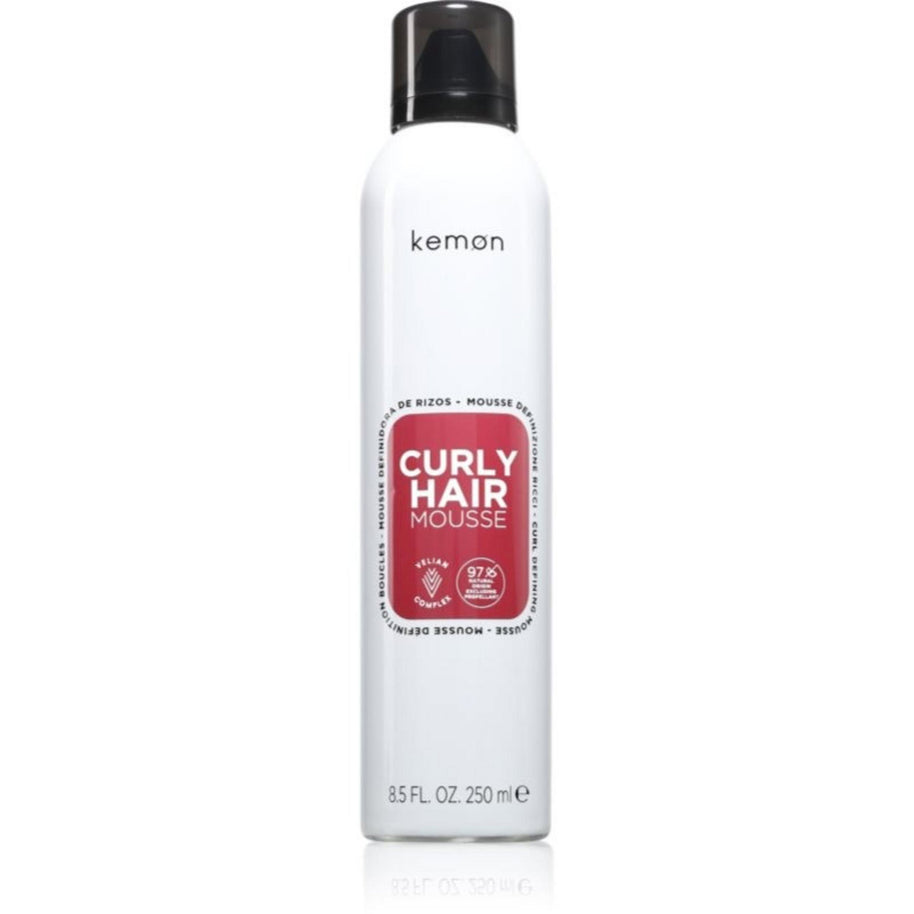 Kemon, Curly Hair Mousse, Hair Styling Mousse, Volume, Medium, 250 ml