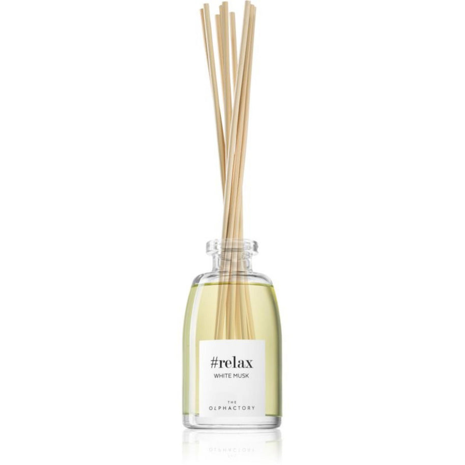 The Olphactory, Relax White Musk, Fragrance Sticks, White Musk, Αρωματικό Χώρου με Στικς, 250 ml