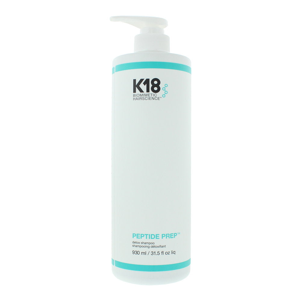 K18, Detox Peptide Prep, Activated Charcoal, Hair Σαμπουάν, Deep Cleansing, 930 ml