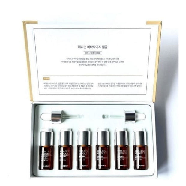 Set, Dr. Hedison, Vita Bright, Λάμψης, Ampoules Treatment Serum, Hyperpigmentation, Για το Πρόσωπο, Unisex, 6 pcs, 60 ml