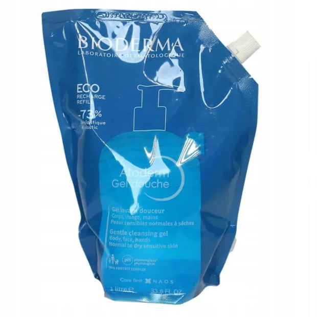 Bioderma, Atoderm, Ενυδατικό, Αφρόλουτρο, 1000 ml