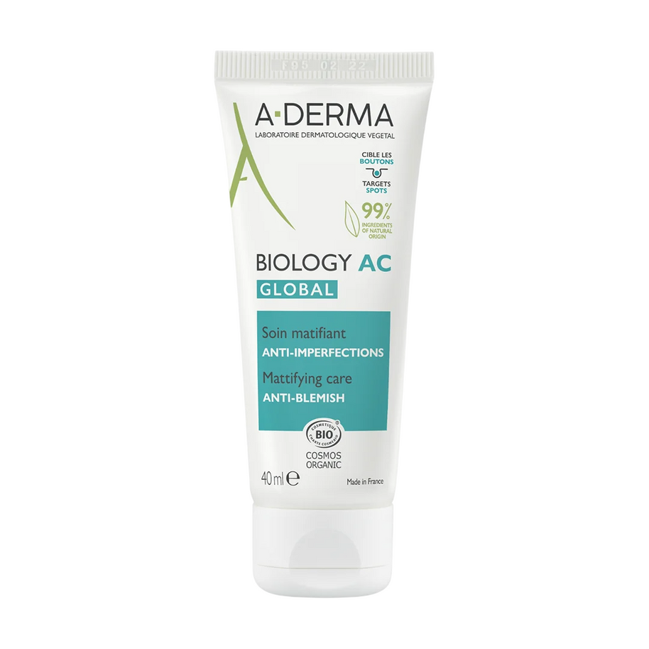 A-Derma, Biology AC, Anti-Imperfections, Day, Local Treatment Cream, Acne, Για το Πρόσωπο, 40 ml