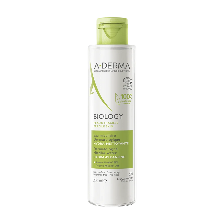 A-Derma, Biology, Ενυδατικό, Νερό Micellar, All Skin Types, 200 ml