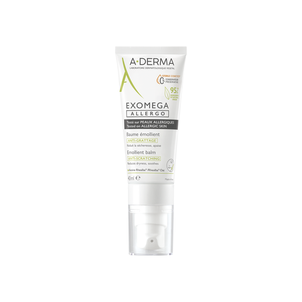 A-Derma, Exomega Allegro, Emollient, Balm, Για το Πρόσωπο, 40 ml