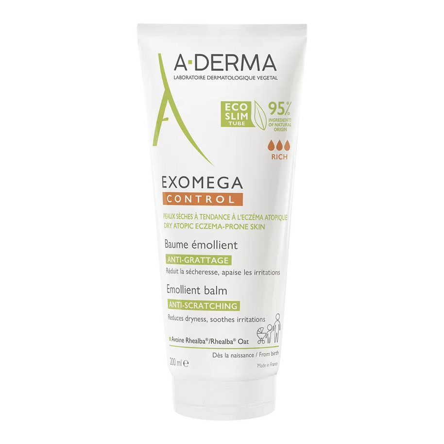 A-Derma, Exomega Control, Emollient, Balm, Για το Πρόσωπο, 40 ml