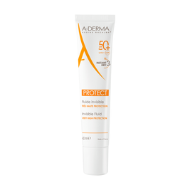 A-Derma, Protect, High UV protection, Sunscreen Fluid, SPF 50+, 40 ml