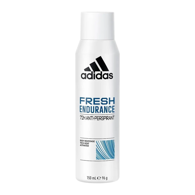 Adidas, Fresh Endurance, Vegan, Alcohol-Free, Gentle on skin, Fresh, aromatic with woody notes, Αποσμητικό Spray, Για Άνδρες, 150 ml