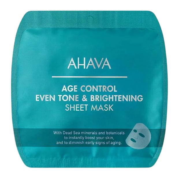 Ahava, Age Control, Citrus, Λαμπερό, Sheet Mask, Για το Πρόσωπο, 17 g