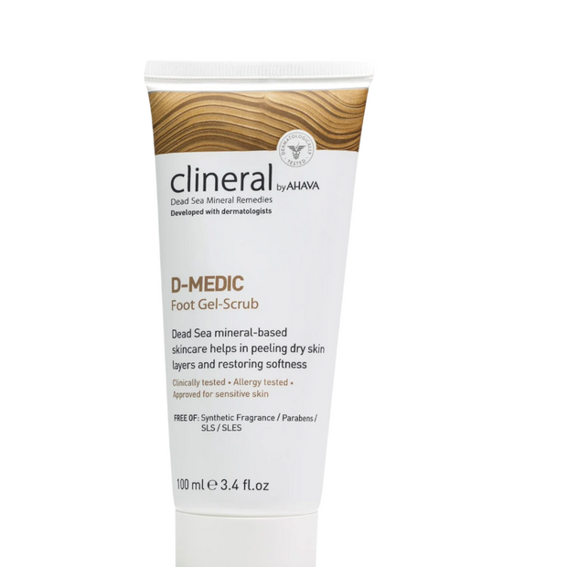 Ahava, Clineral D-Medic, Peeling, Foot Scrub, 100 ml
