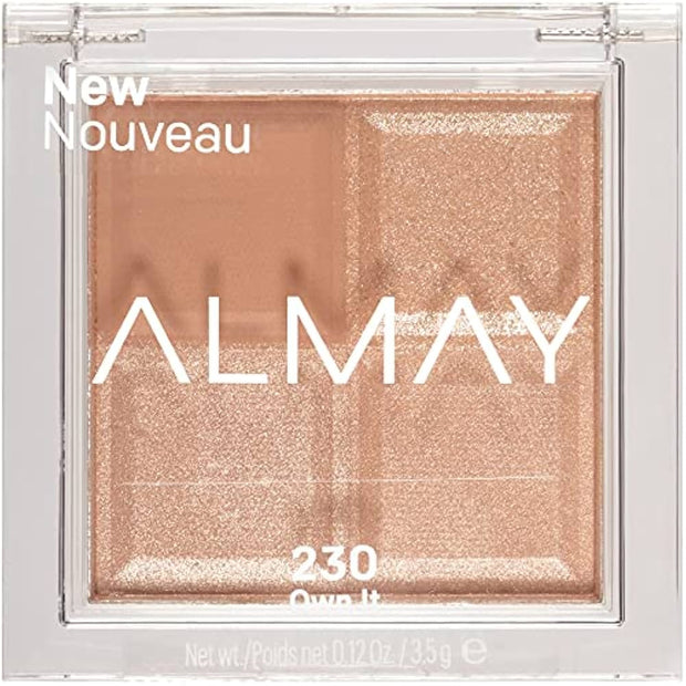 Almay, Shadow Quad, Παλέτα Σκιών, 230, Own It, 4 Shades, 3.5 g
