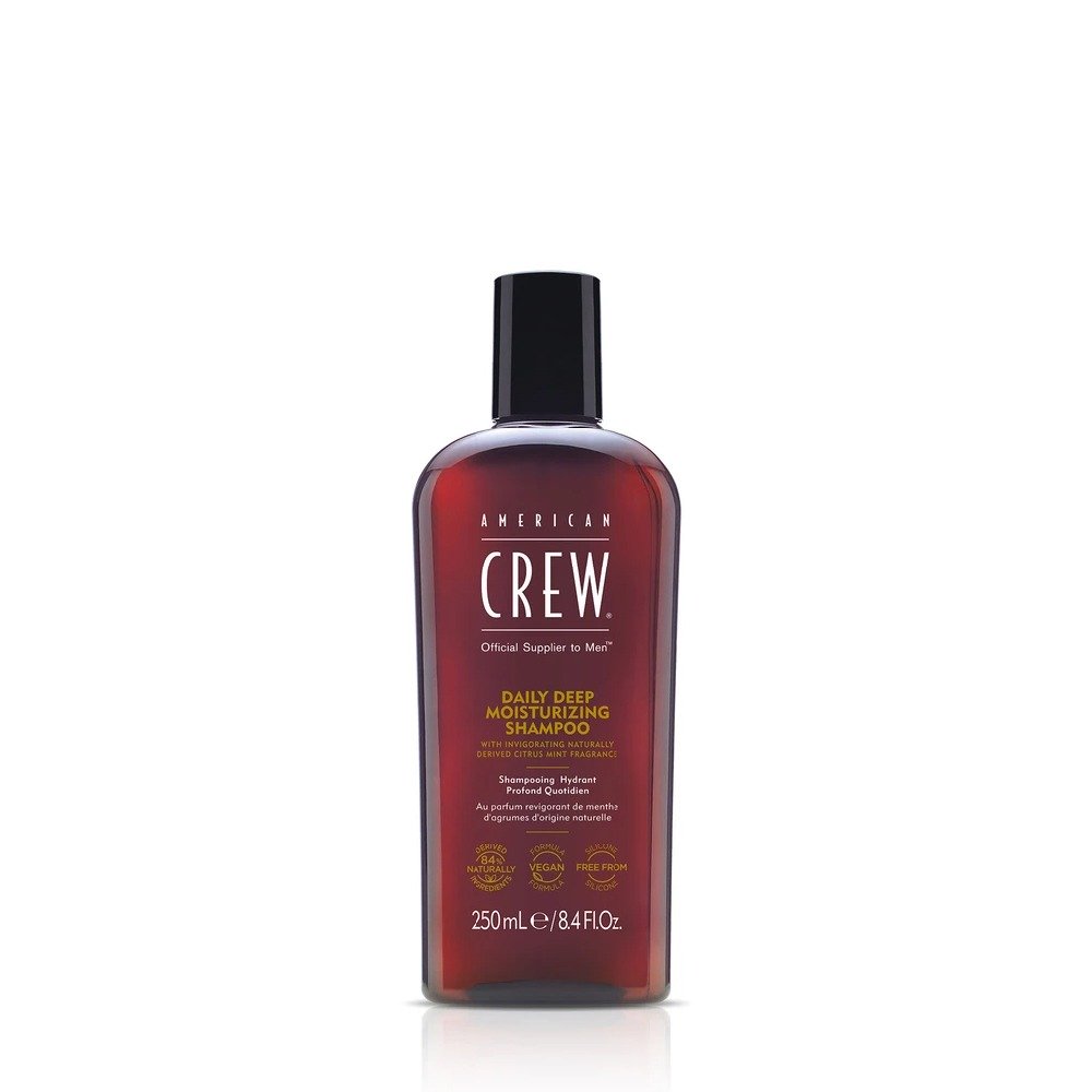 American Crew, Daily Deep Ενυδατικό, Vegan, Hair Σαμπουάν, For Θρεπτική, 250 ml