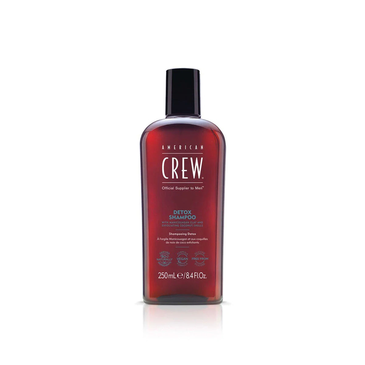 American Crew, Detox, Vegan, Hair Σαμπουάν, For Regulation Of Excessive Sebum, 250 ml