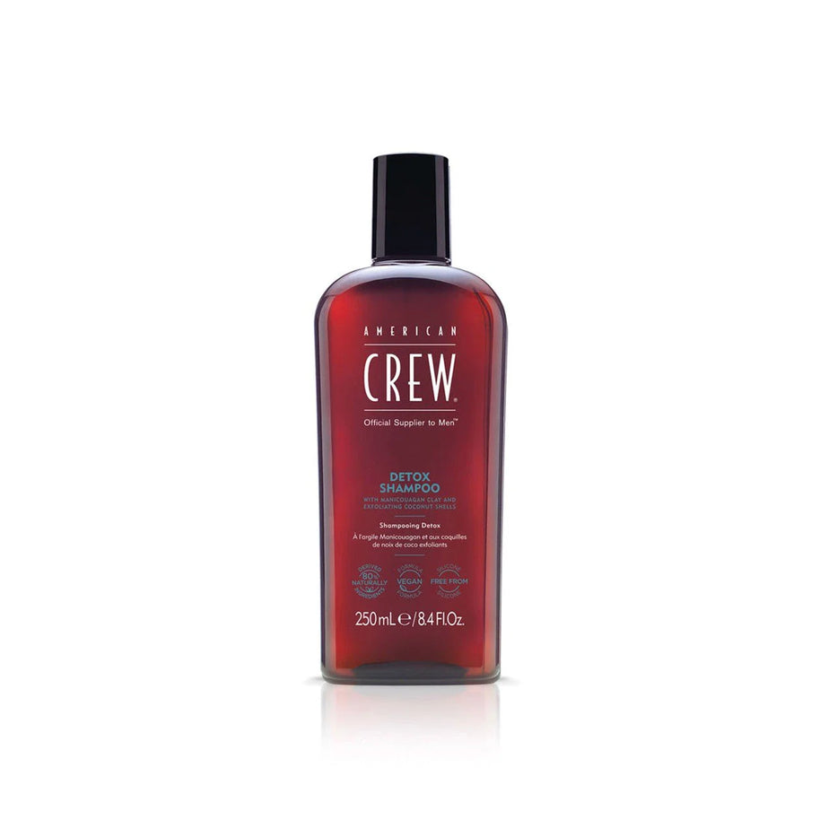 American Crew, Detox, Vegan, Hair Σαμπουάν, For Regulation Of Excessive Sebum, 250 ml