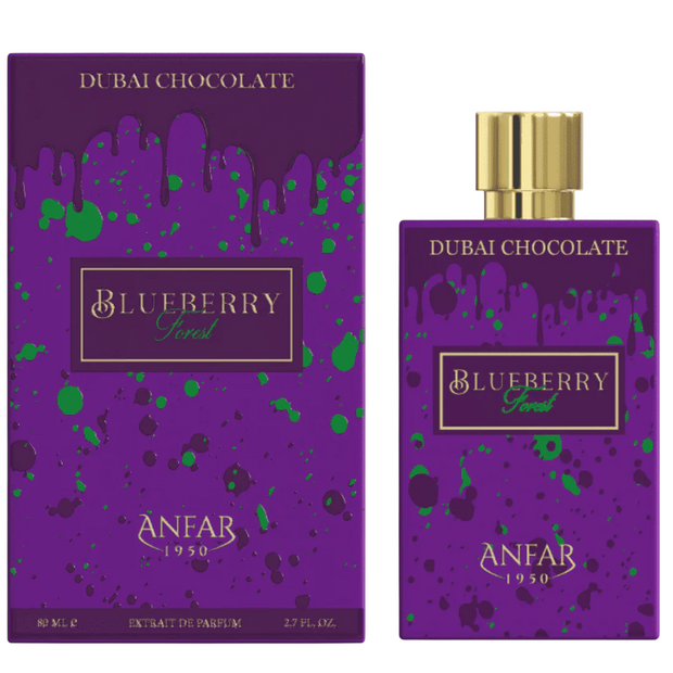 Anfar, Dubai Chocolate - Blueberry Forest, Extrait De Parfum, Unisex, 80 ml