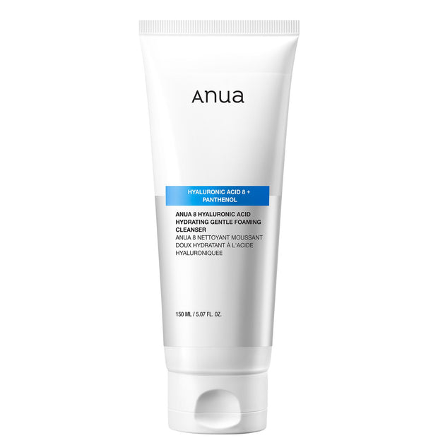 Anua, Glow, 8 Hyaluronic Acid + Phantenol, Ενυδατικό, Αφρός Καθαρισμού, 150 ml