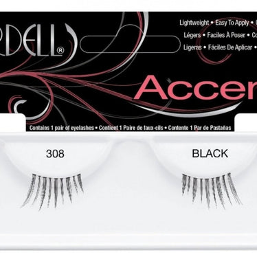 Ardell, Accent, False Eyelashes, 308, Black