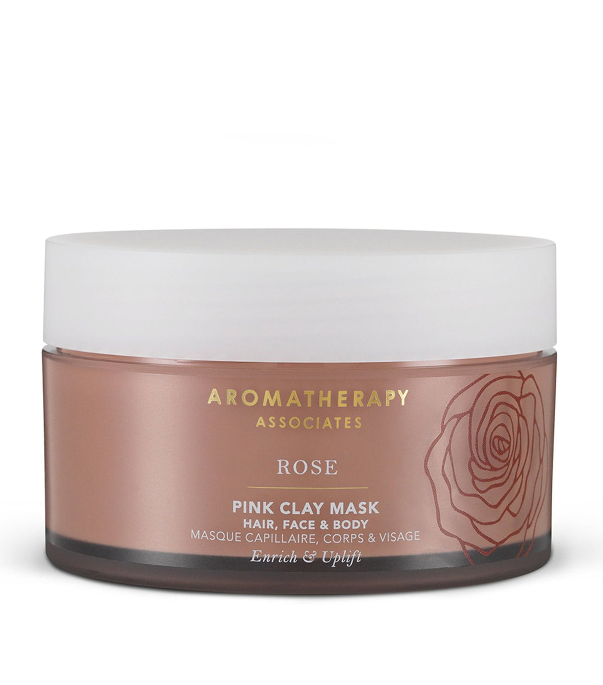 Aromatherapy Associates, Rose, Essential Oils, Καθαρισμού, Μάσκα Αργίλου, 200 ml