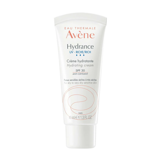 Avene, Hydrance Rich, Ενυδατικό, Rich Cream, Για το Πρόσωπο, SPF 30, 40 ml