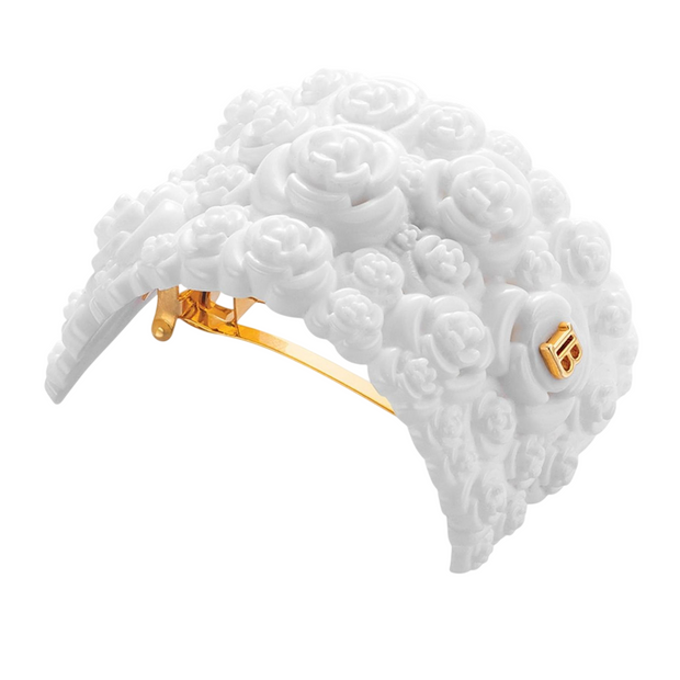 Balmain, Printemps Floral, Hair Clip, White