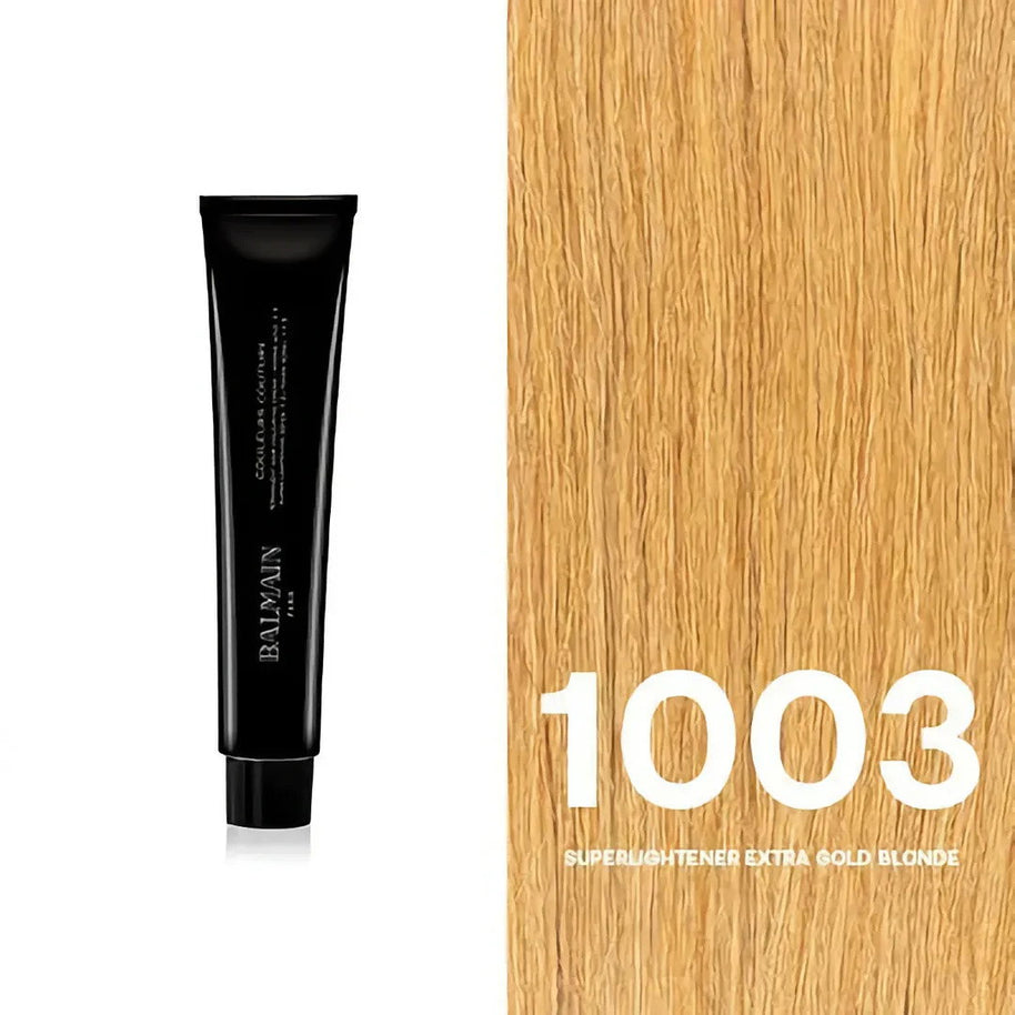 Balmain Professionnel, Couleurs Couture, Μόνιμη Βαφή Μαλλιών, 1003 Superlightener Extra Gold Blonde, 60 ml