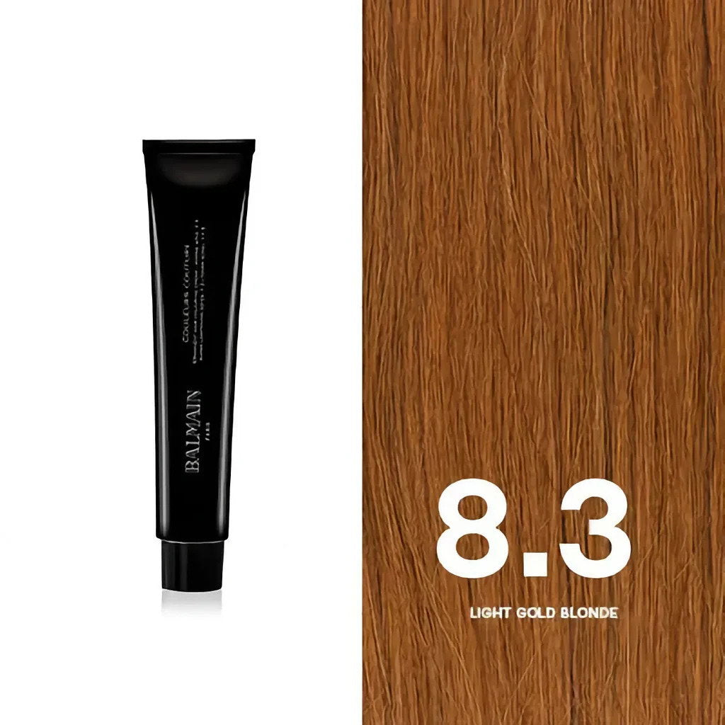 Balmain Professionnel, Couleurs Couture, Μόνιμη Βαφή Μαλλιών, 8.3 Light Gold Blonde, 60 ml