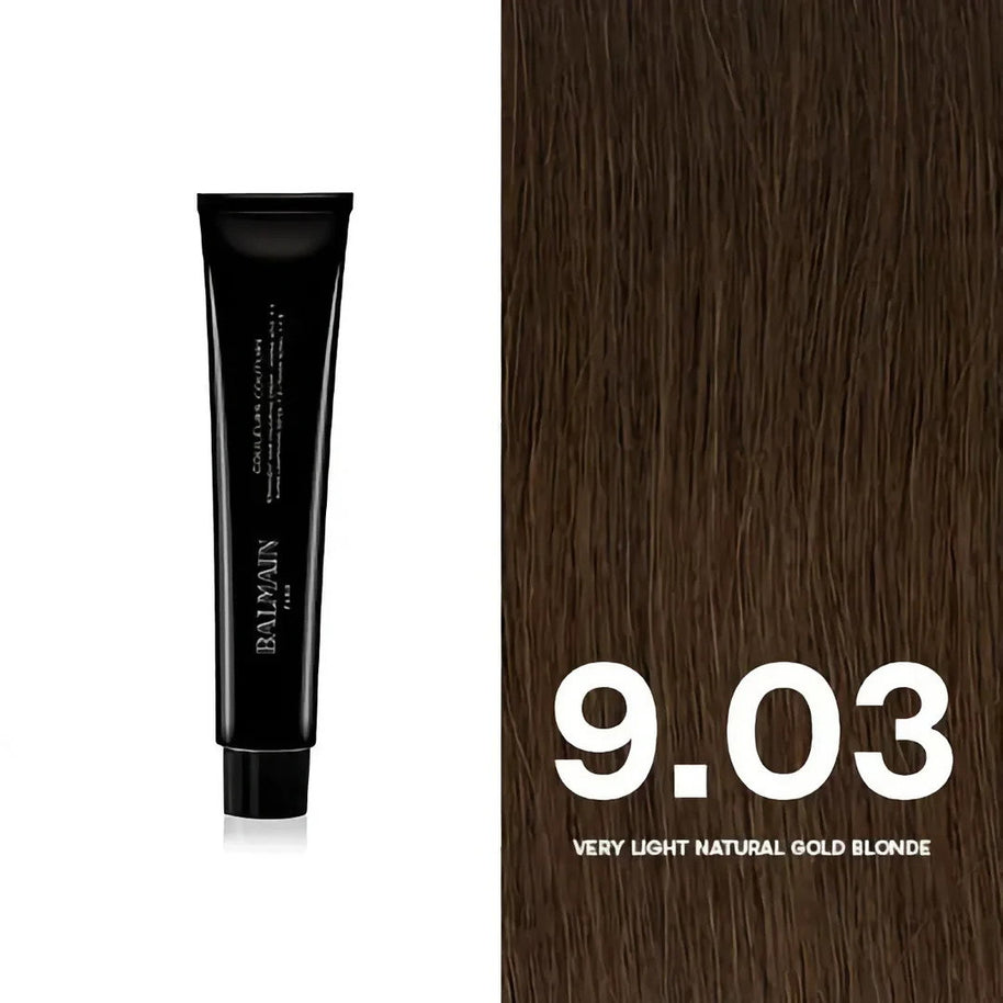 Balmain Professionnel, Couleurs Couture, Μόνιμη Βαφή Μαλλιών, 9.03 Very Light Natural Gold Blonde, 60 ml