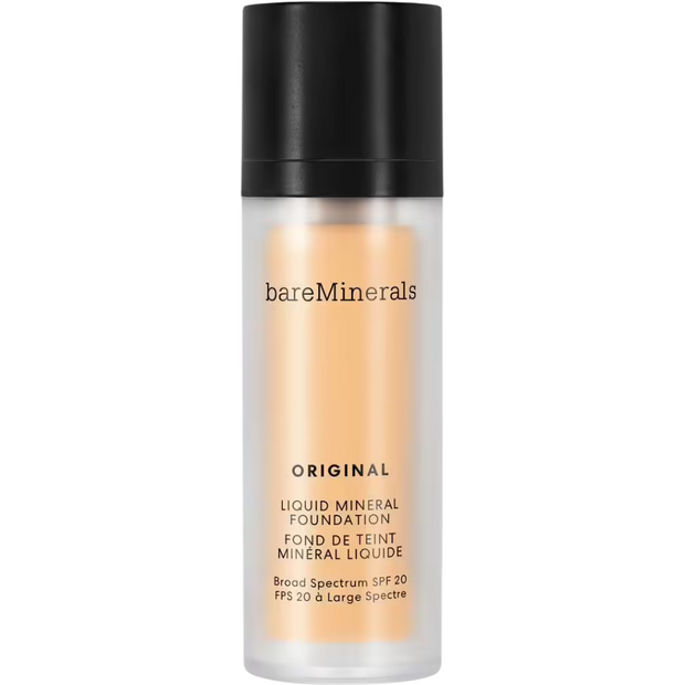 BareMinerals, Original Liquid Mineral, Luminous, Υγρό Foundation, 06, Neutral Ivory, SPF 20, 30 ml