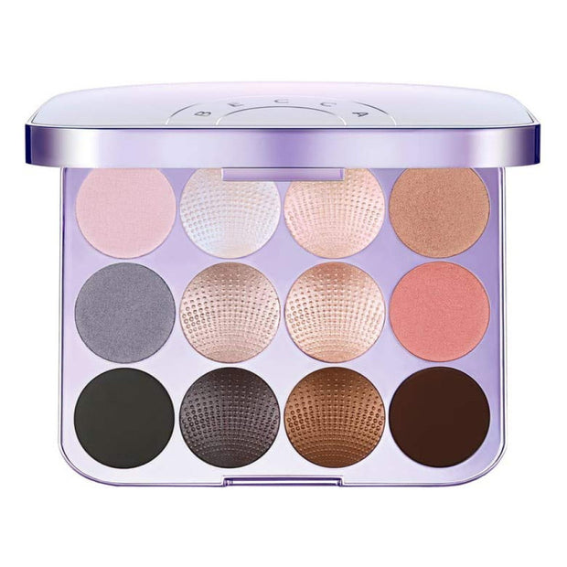 Becca, Pearl Glow Shimmering, Shimmering, Eye Palette, 12 Shades, 3.3 g