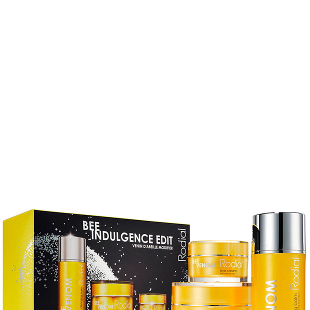 Bee Indulgente Edit Σετ Rodial: Bee Venom, Ενυδατικό, Κρέμα Προσώπου, 50 ml + Bee Venom, Λαμπερό, Κρέμα Ματιών, 25 ml + Bee Venom, Καθαρισμού, Balm Καθαρισμού, Για το Πρόσωπο, 100 ml